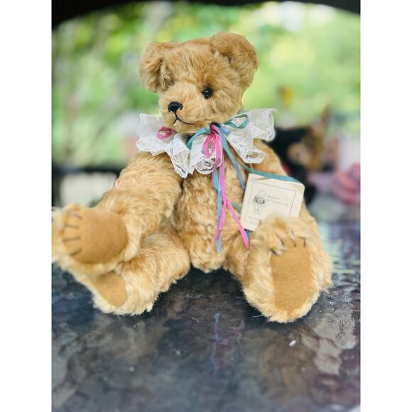 1989 Clementine Handmade Barbara Whisnant Bear Barbear Distressed Mohair 11” - Picture 6 of 6